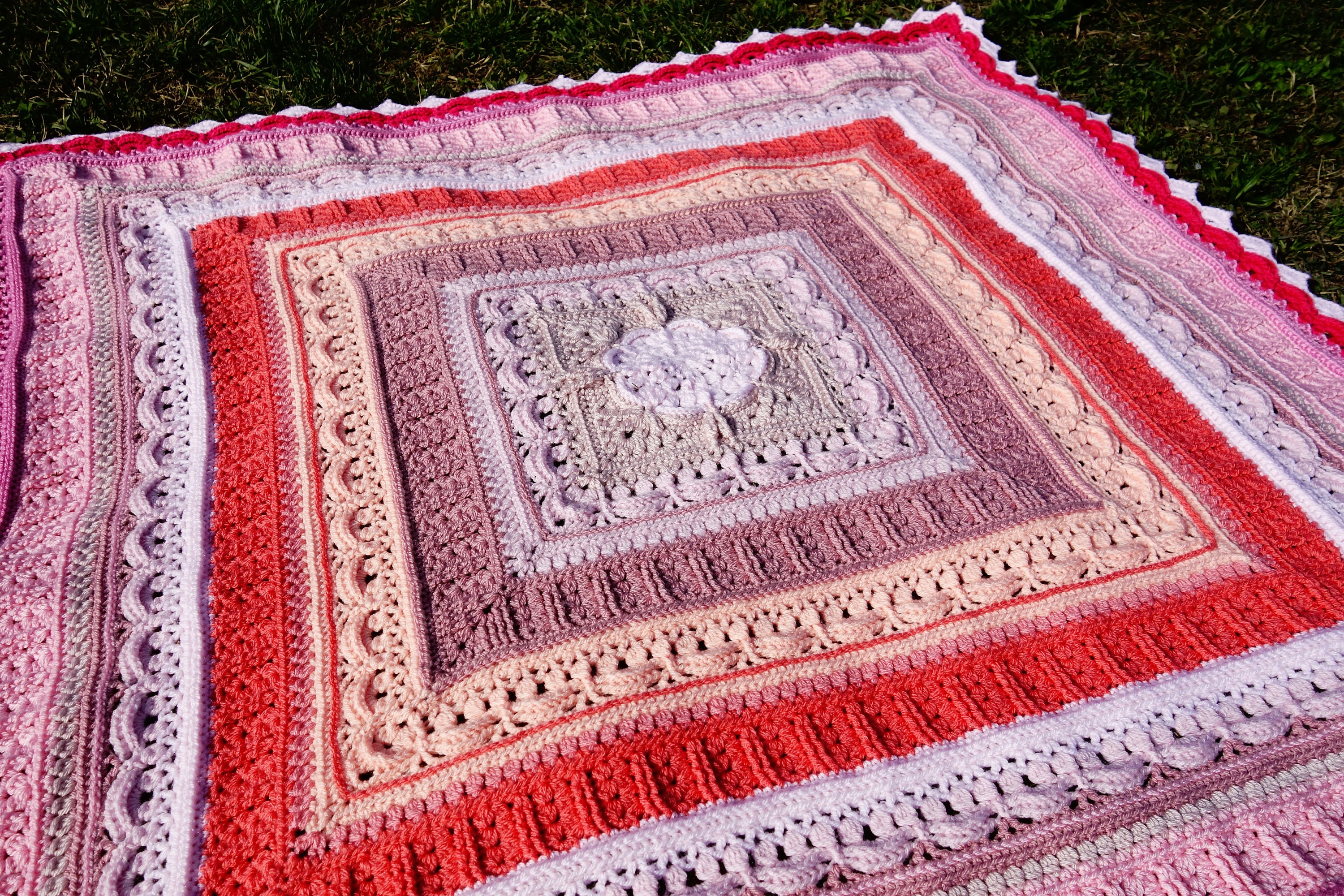 Marnie's Garden Crochet Blanket Etsy UK