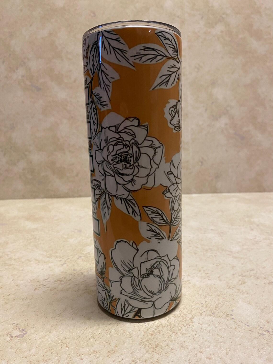 Starbucks Floral 20oz Stainless Steel Tumbler Etsy