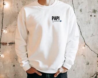 Papi D'amour Sweatshirt / Sweater / for grandpa / gift ideas / family design / family / grandpa / grandma / Grandfather's Day