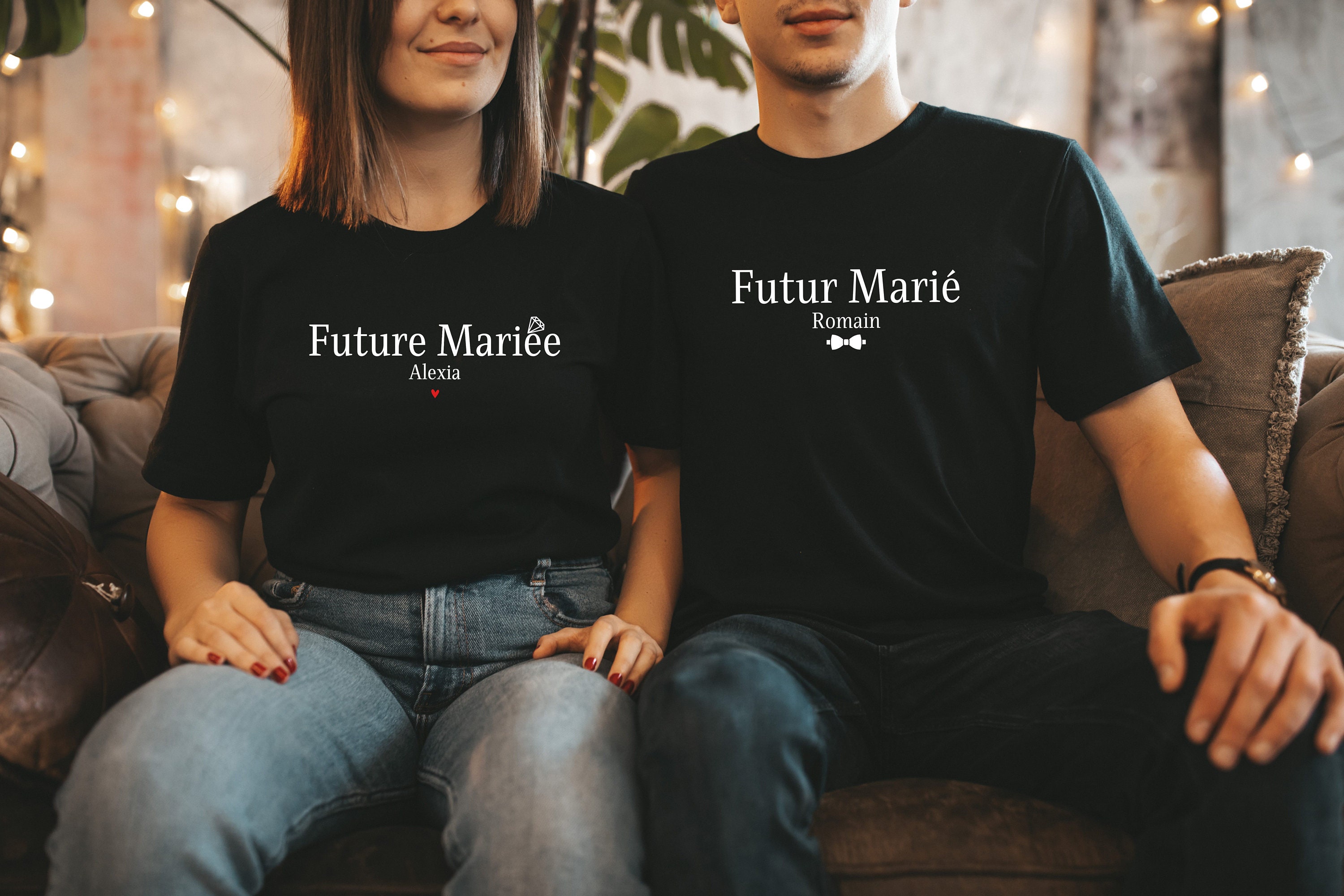 Discover Team Du Marié + Prénom Enterrement De Vie De Garçon T-Shirt Personnalisé