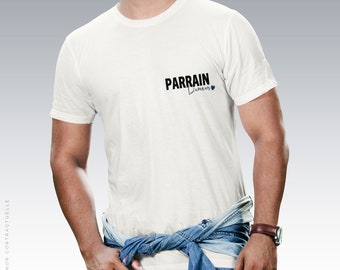 T-shirt / Parrain d'amour / idée cadeau / cadeau / parrain / marraine