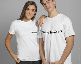 Anpassbares T-Shirt / Ihr Text hier / personalisiert / Geschenkidee / Geschenk