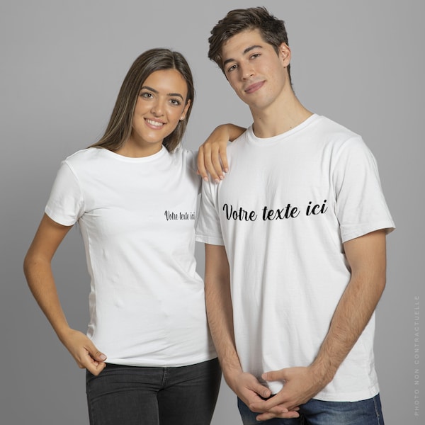 T-shirt personnalisable / Votre texte ici / personnalisé /idée cadeau / cadeau