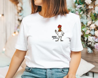 T-shirt Mama Poule / pour maman / maman poule / idées cadeaux / design familial / famille / maman, papa, bébé / fête des mères