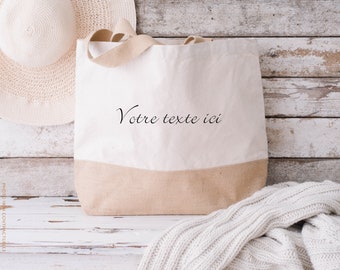 Sac cabas Personnalisable / idée cadeau / cadeau / personnalisé / tendance / cabas / sac