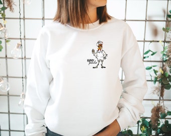 Sweat Mamy Poule / Pull / pour mamie / idées cadeaux / design familial / famille / mamie, papi / fête des grands mères