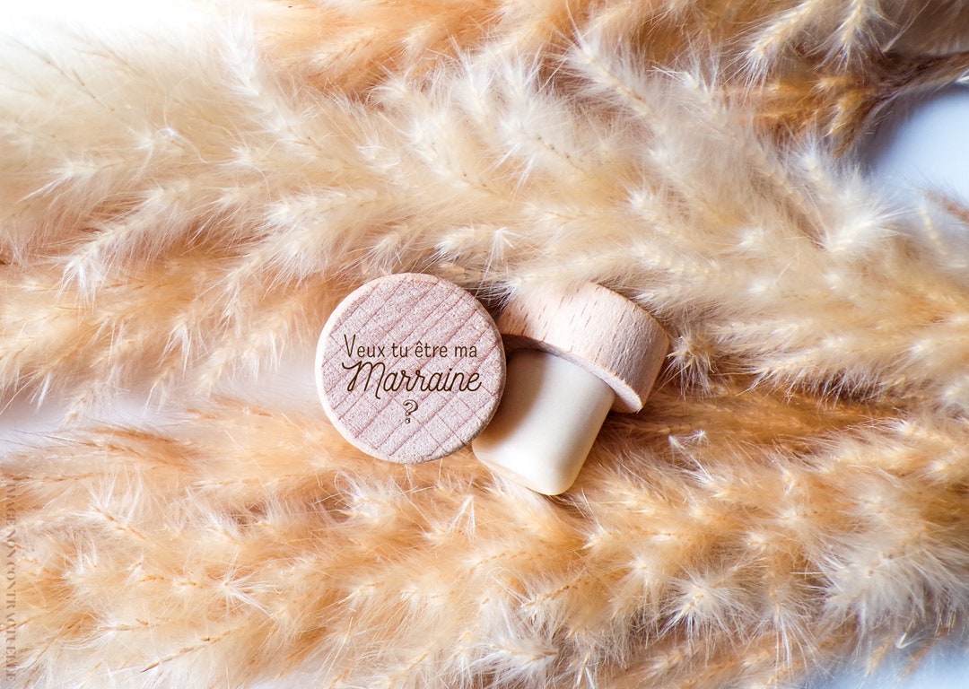 Engraved Wine Bottle Stopper Will You Be My Godmother Gift Idea