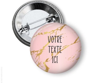 BADGE PERSONNALISÉ / épingle / idées cadeau / maman / papa / marraine /parrain / tata / tonton / papi /mamie