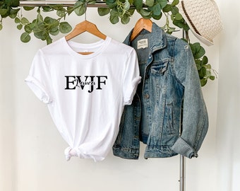 EVJF T-shirt First name / wedding / wedding / gift idea / EVJF / gift / personalized / customizable