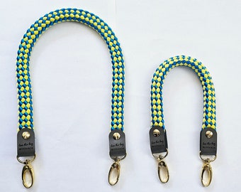 unique statement rope handle - replacement strap/bag strap/handbag handle - short/medium/long