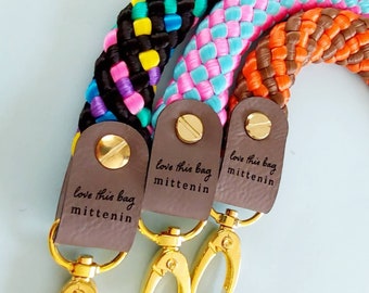 Unique statement rope handle - replacement strap/bag strap/handbag handle - short / long