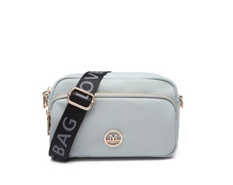 Crossbodybag multiway shoulder bag in light grey - limited edition