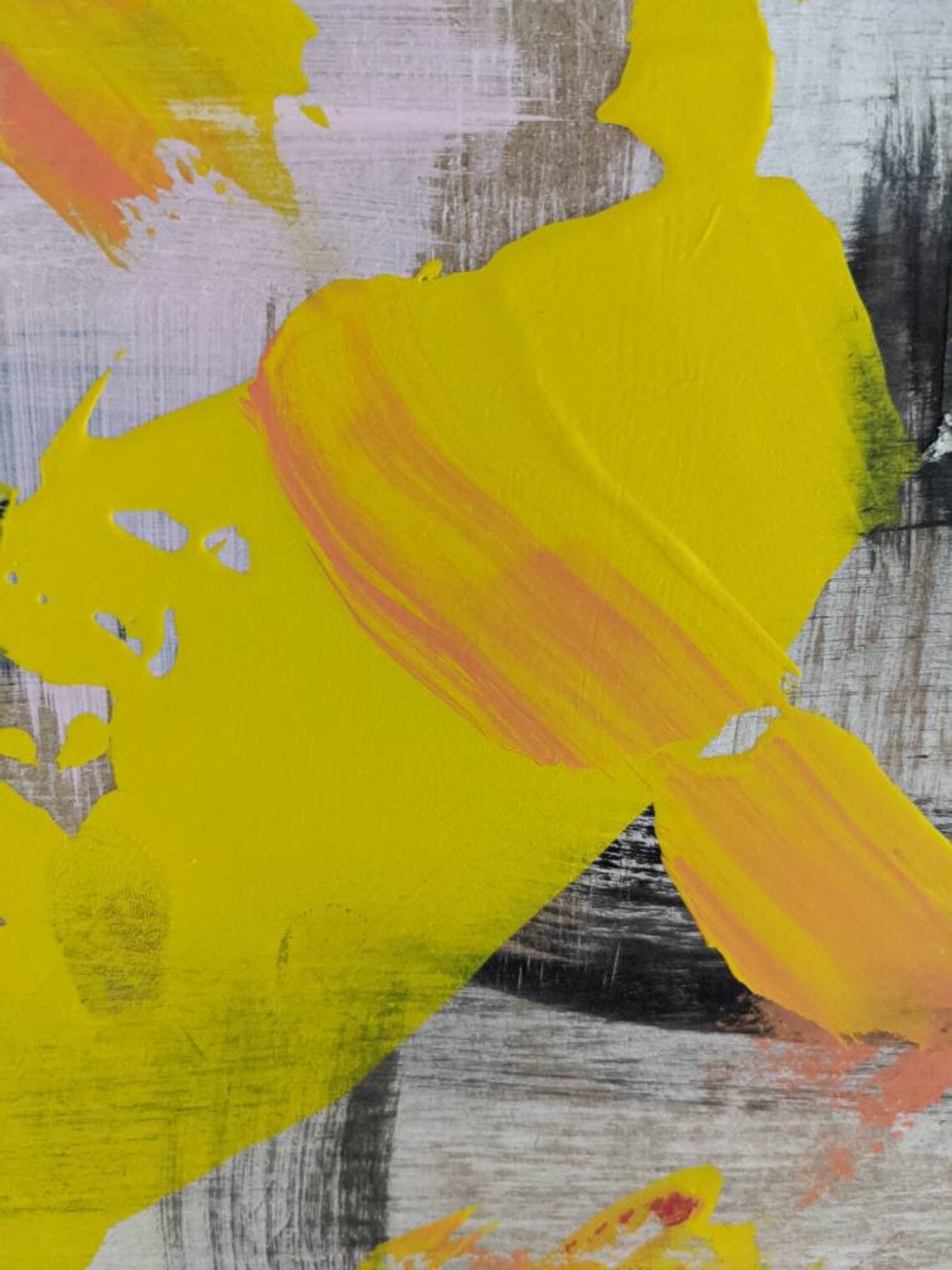 Abstract Noise Painting Etsy