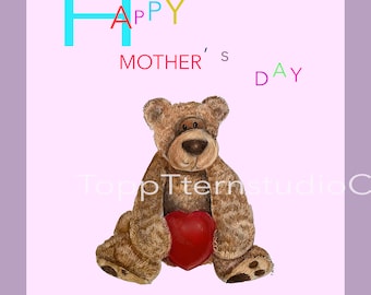 Mother’s day greeting cards/Happy Mother’s Day /I Love you Mommy/Mother’s day greeting card/Happy Mother’s Day from Daughter