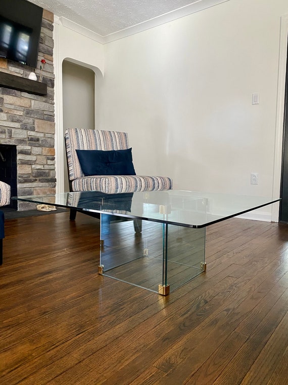 Glass coffee clearance table leons