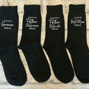 Personalised Wedding Socks. Personalised Boxer shorts