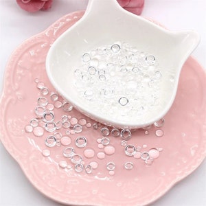 Gocce d'acqua Gocce di pioggia Gocce di rugiada Pietre Resina per scrapbooking / creazione di biglietti / decorazione
