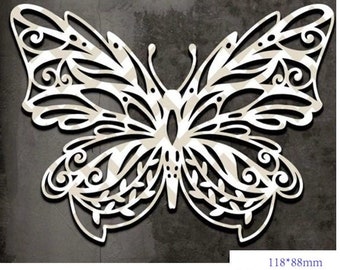 Wykrojniki do cięcia metalu, wykrojniki, forma do dużych motyli, papier do scrapbookingu, forma do noży, szablony do dziurkowania
