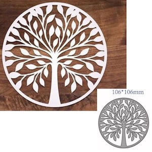 Craft Metal Cutting Dies cut die mold Ring tree decoration Scrapbook paper craft knife mould blade punch stencils dies