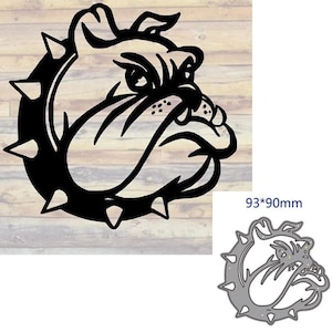 Craft Metal Cutting Dies cut die mold Ferocious dog decoration Scrapbook paper craft knife mould blade punch stencils dies