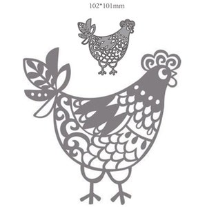 Craft Metal Cutting Dies cut die mold Animal chicken decoration Scrapbook paper craft knife mould blade punch pochoirs dies