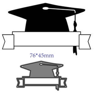 Craft Metal Cutting Dies cut die mold Graduation hat decoration Scrapbook paper craft knife mould blade punch stencils dies