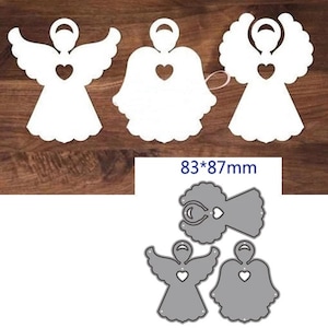 Handwerk Metall schneiden stirbt schneiden Druck Form Engel Dekoration Scrapbook Papier Handwerk Messer Form Klinge Stempel Schablonen stirbt