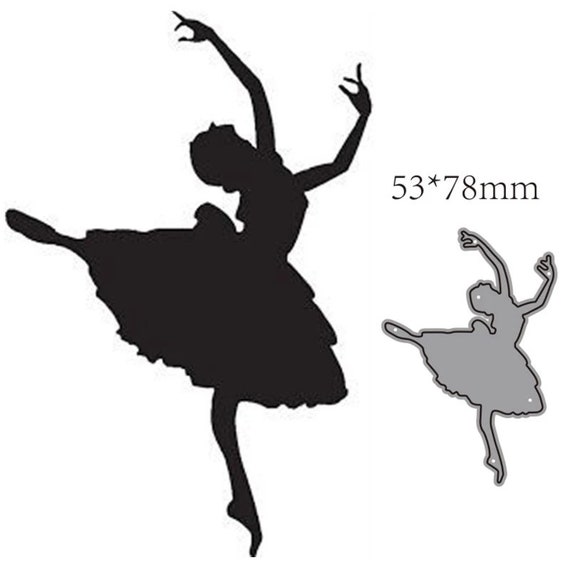 Craft Metal Cutting Dies cut die mold BALLERINA DANCER decoration Scrapbook paper craft knife mould blade punch stencils dies