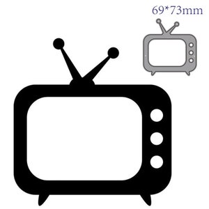 Craft Metal Cutting Dies cut die mold Vintage TV decoration Scrapbook paper craft knife mould blade punch stencils dies