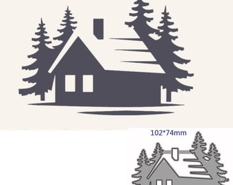 Fern Frame Metal Cutting Dies For Card Making & Scrapbooking - 2 Sizes Included