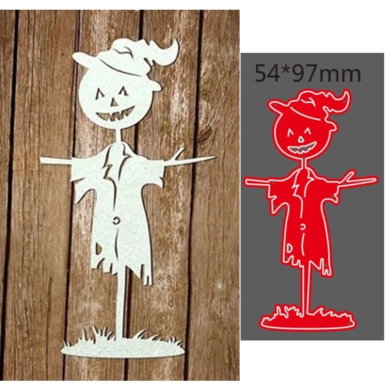 Halloween Pumpkin Cutting Dies For Card Making - Metal Craft Stencils For Scrapbooking