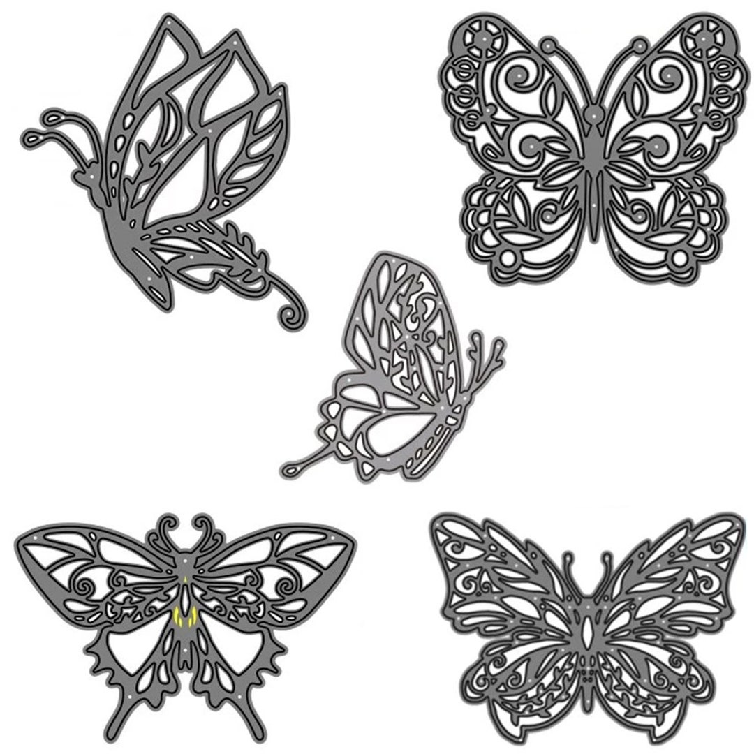 Large Butterfly Dies, Butterfly Die Set, Butterfly Dies for Card Making ...