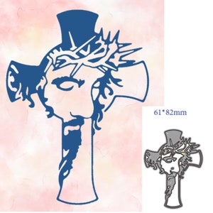 Handwerk Metall Schneiden Diess sterben Form Jesus Kreuz Dekoration Scrapbook Papier Handwerk Messer Form Blatt Stanzen Schablonen Stirbt