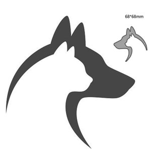 Craft Metal Cutting Dies cut die mold Animals cat dog decoration Scrapbook paper craft knife mould blade punch pochoirs dies