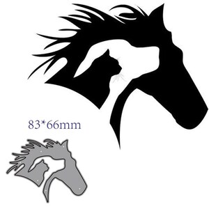 Craft Metal Cutting Dies cut die mold Animal horse dog cat decoration Scrapbook paper craft knife mould blade punch pochoirs dies