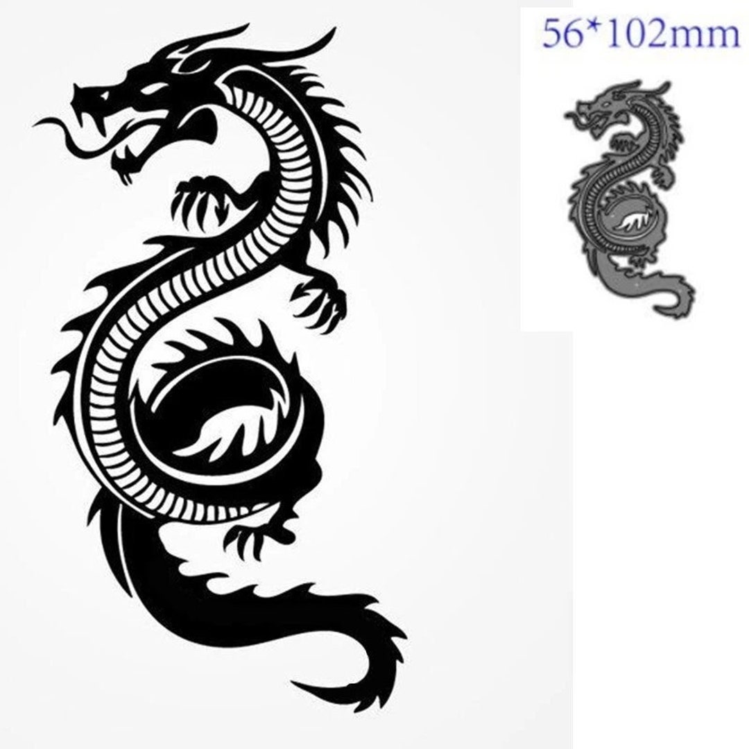 Craft Metal Cutting Dies Cut Die Mold Dragon Decoration Scrapbook Paper ...