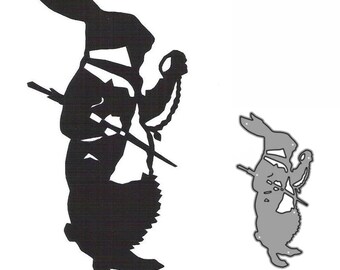 Craft Metal Cutting Dies cut die mold Animal rabbit gentleman decoration Scrapbook paper craft knife mould blade punch stencils dies