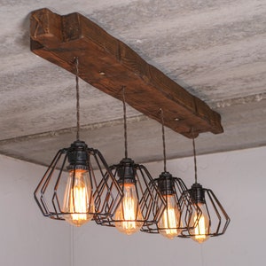 Farmhouse Light Fixture Rustic Chandelier Lighting Ceiling Light Kitchen Island