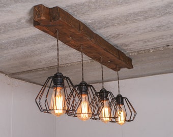 Farmhouse Light Fixture Rustic Chandelier Lighting Ceiling Light Kitchen Island