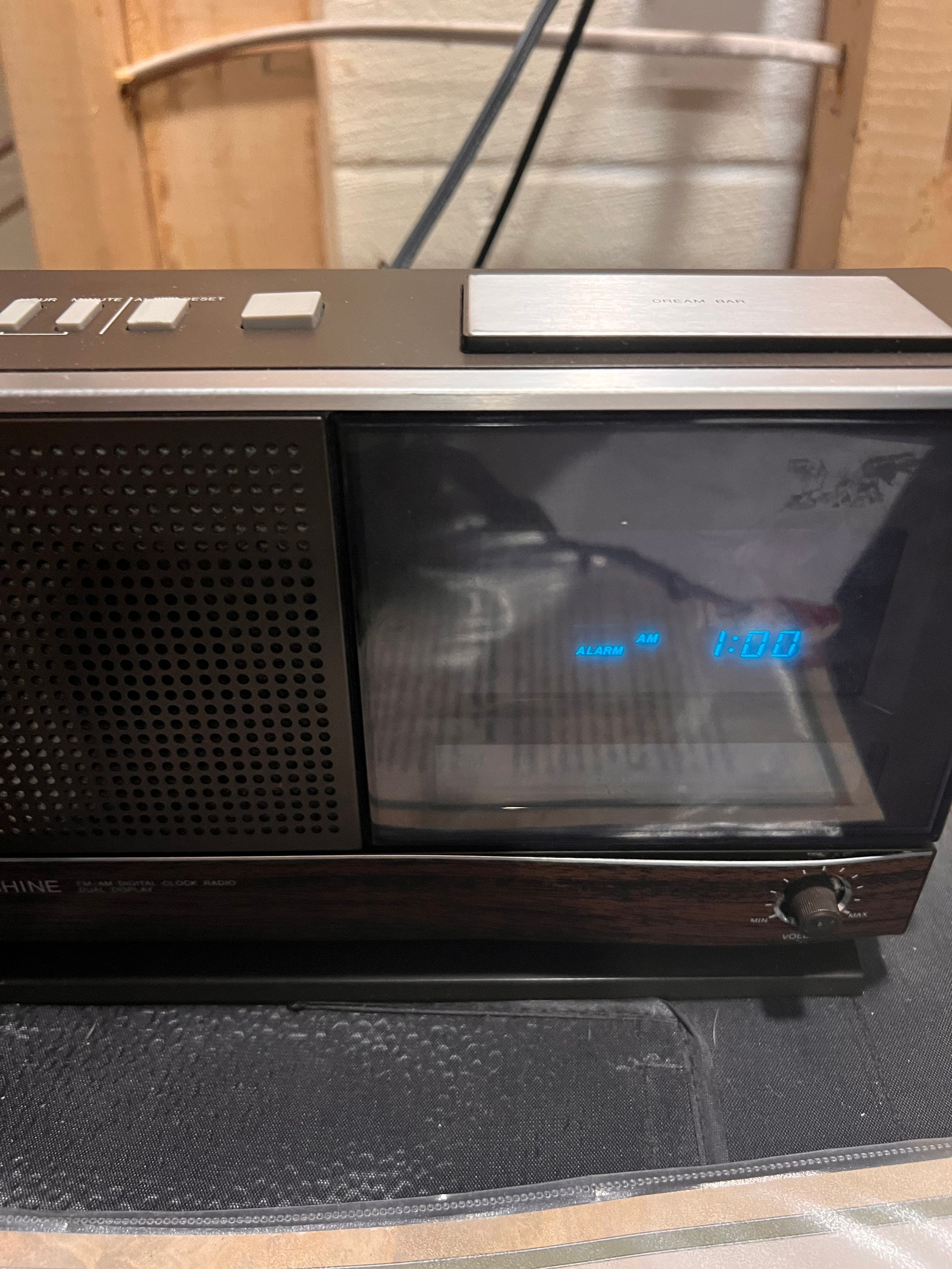 Vintage 80's Sony ICF-C21W AM/FM Alarm Clock Radio Dream Machine