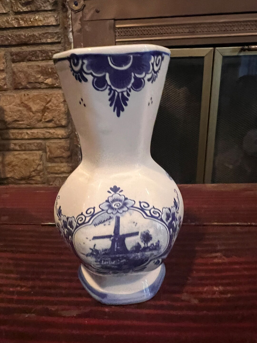 Vintage Blue Delft Holland 5” Vase , Hand Painted Souvenir - Etsy