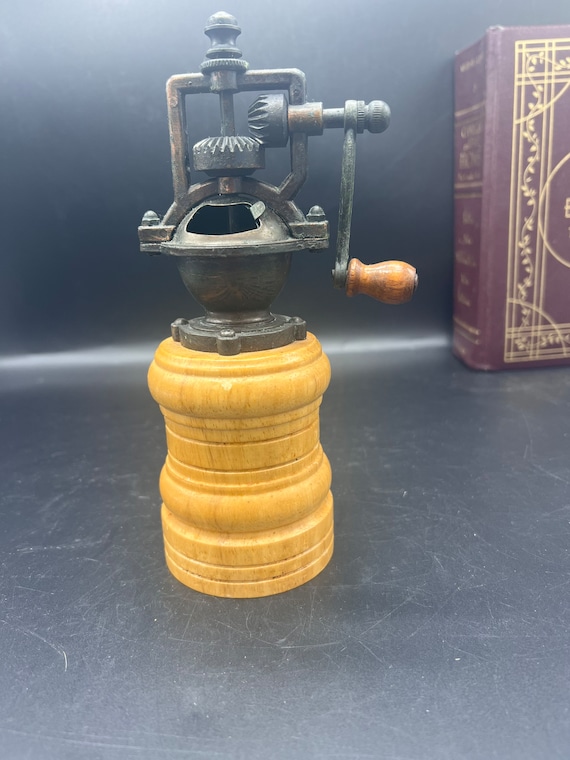 Vintage Hand Crank Pepper Grinder Kit Mechanism Antique Copper Etsy