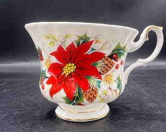 Royal Albert poinsettia bone China tea cup ( just the cup )