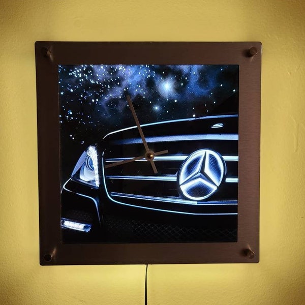 Mercedes Clock Etsy