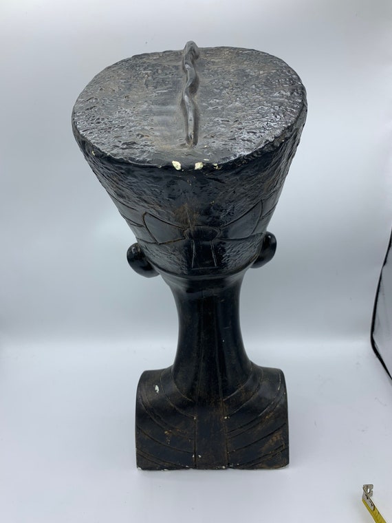 Vintage Nefertiti Ancient Egyptian Queen Bust Ceramic