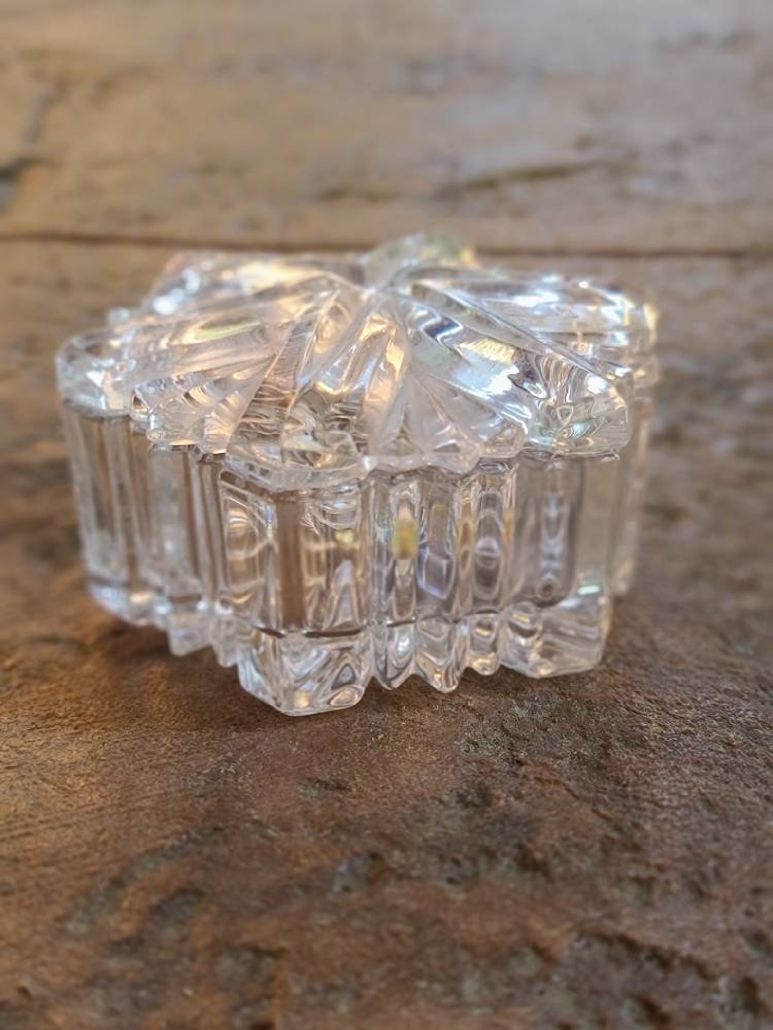Waterford Crystal Trinket box Etsy