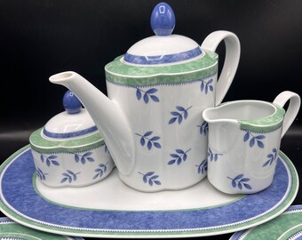 Villeroy and Boch Switch 3 Tea Set Including Teapot, Creamer and