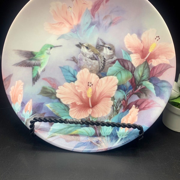 Lena Liu 1990 Natures Harmony Natures Poetry Series Bird Plate