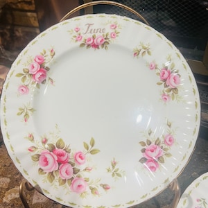 Royal Albert September Michaelmas Daisy Flower of the Month Series 8” Plate September plate