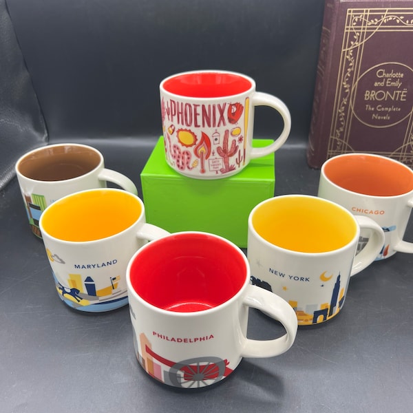 Starbucks City Mugs Etsy